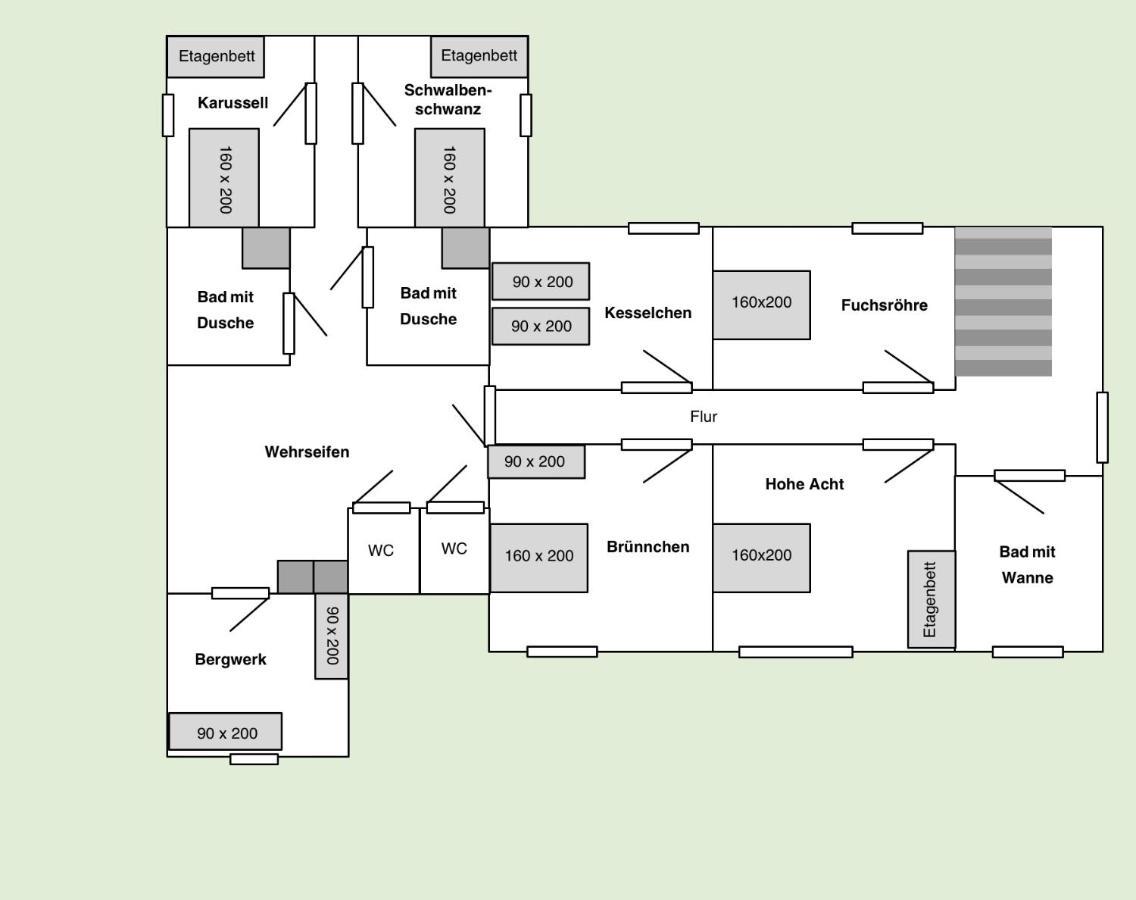 Ferienhaus Backesgarten Fuer 22 Personen Neichen Eksteriør billede