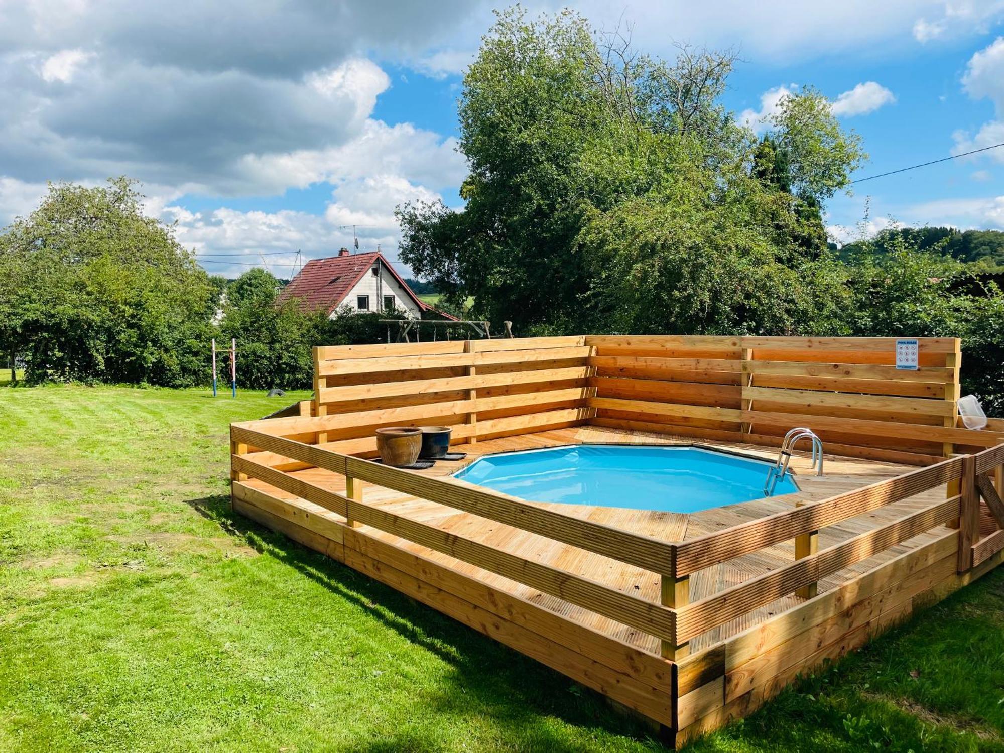 Ferienhaus Backesgarten Fuer 22 Personen Neichen Eksteriør billede